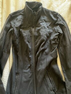 lululemon athletica Black Fitted Zip Jacket